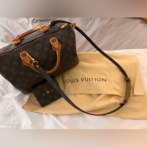 Louis Vuitton Monogram Speedy 30 Bag with Dustbag, and Lock&Key